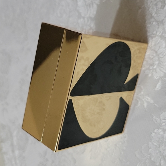 ●FIRM●Kate Spade NY X Lenox "Spade Street" Keepsake Box, Green/Gold - Picture 5 of 10